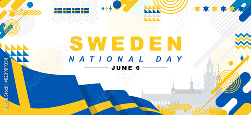 Sweden National Day Background