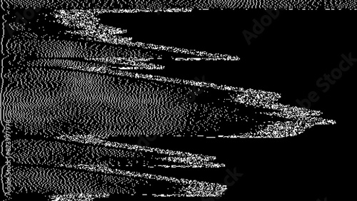 Retro CCTV or VHS Video White Noise Background. Scanlines Vibration Glitch. Video Damage Overlay Texture. Nostalgic Vintage 80s 90s Surveillance Technology Vector Illustration.