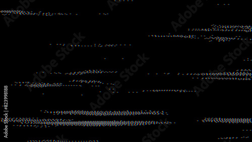 Retro CCTV or VHS Video White Noise Background. Scanlines Vibration Glitch. Video Damage Overlay Texture. Nostalgic Vintage 80s 90s Surveillance Technology Vector Illustration.