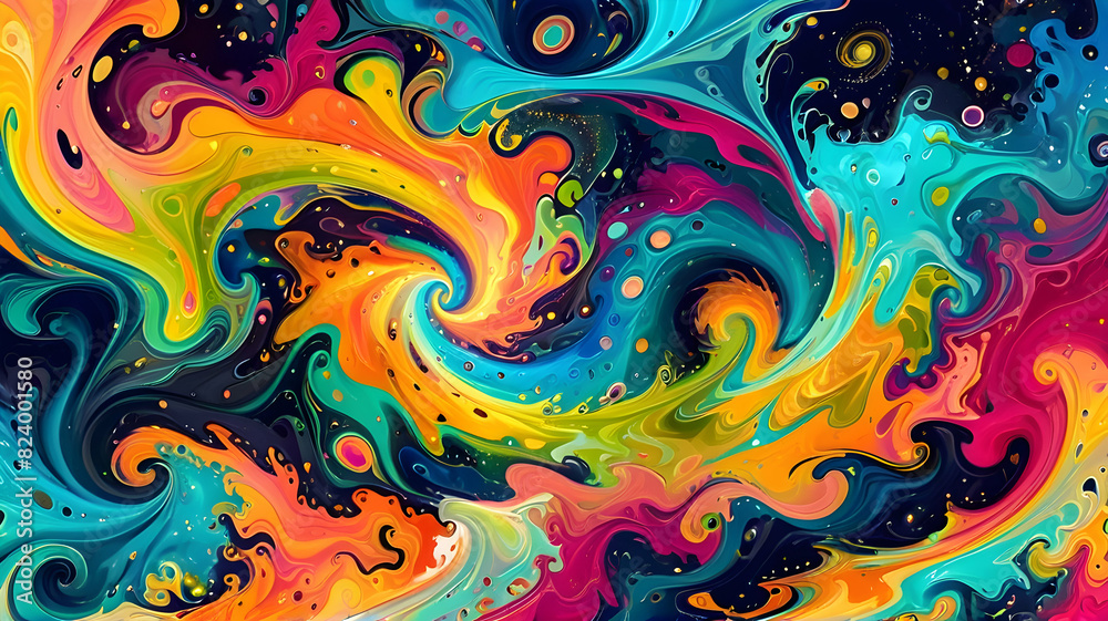 Abstract colorful texture with fractals Abstract colorful texture with fractals