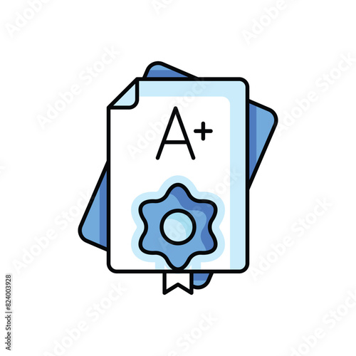 Grade Sheet vector icon