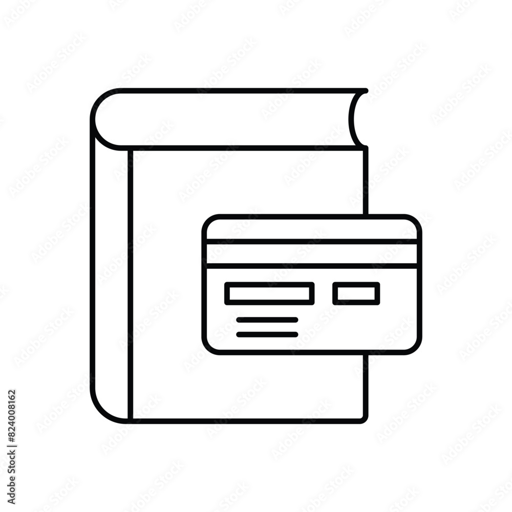 Book Payment vector icon Book Payment vector icon