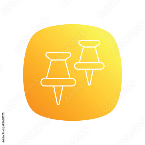 Push Pins vector icon