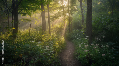Forest Trail at Dawn © sabry