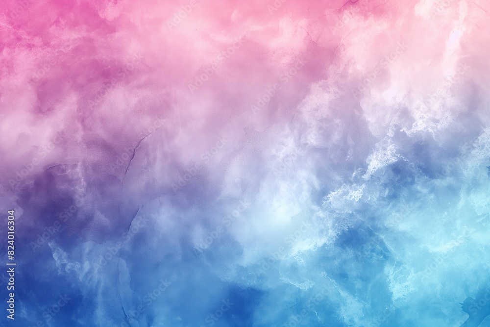 A colorful background with a blue and pink cloud