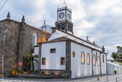 The Church of Saint Sebastian, Sao Sebastiao in Ponta Delgada. photo