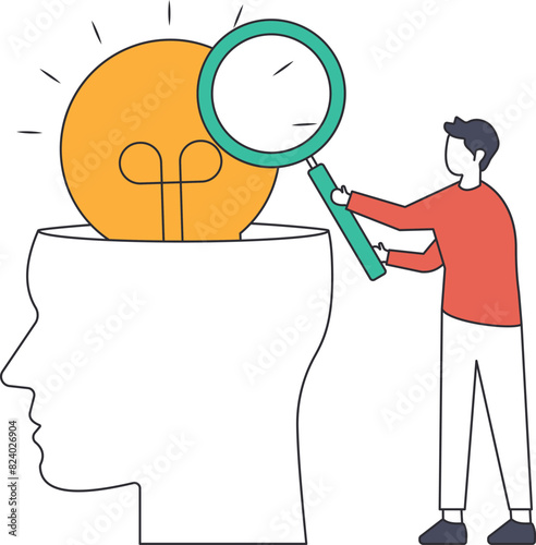 Business Innovations and Creativity ideas business success, Leadership to overcome difficulty concept,
