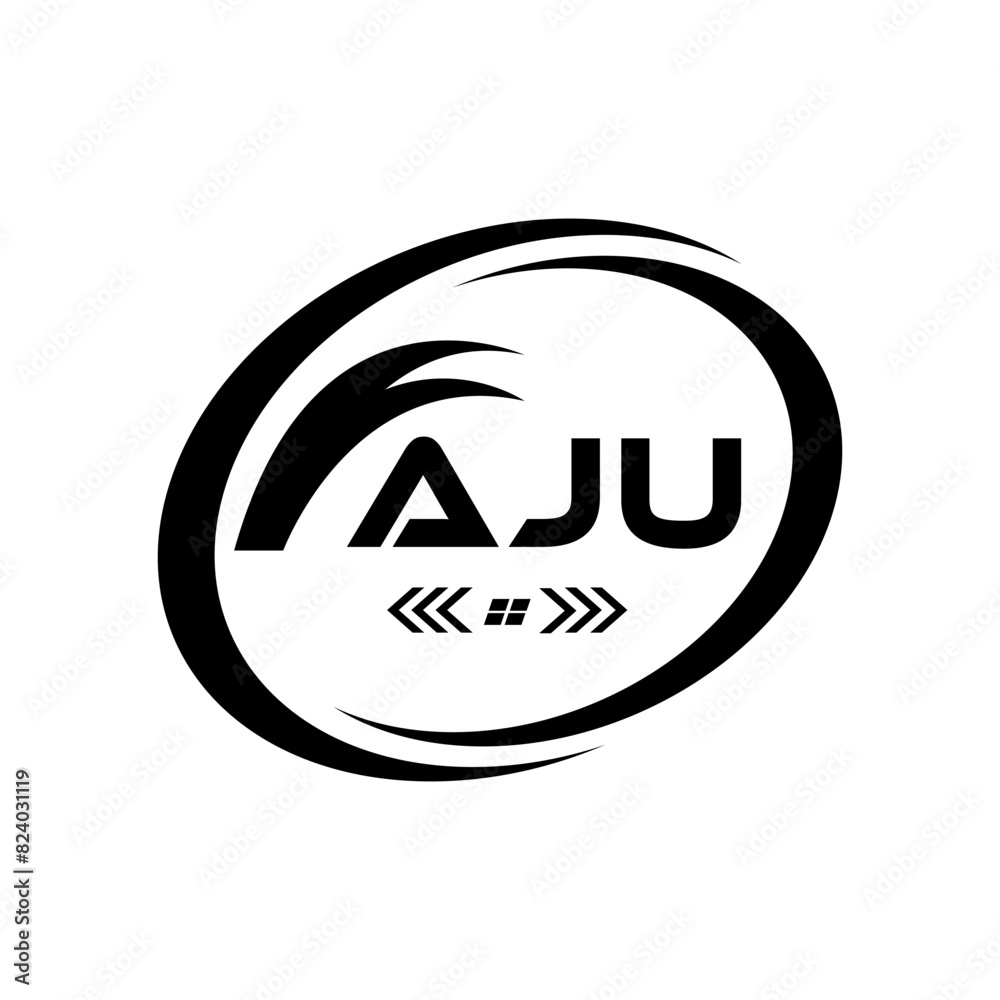 AJU letter logo Design. AJU Simple and modern monogram logo. AJU Abstract Alphabet vector Design. AJU letter logo Design. AJU Simple and modern monogram logo. AJU Abstract Alphabet vector Design.
