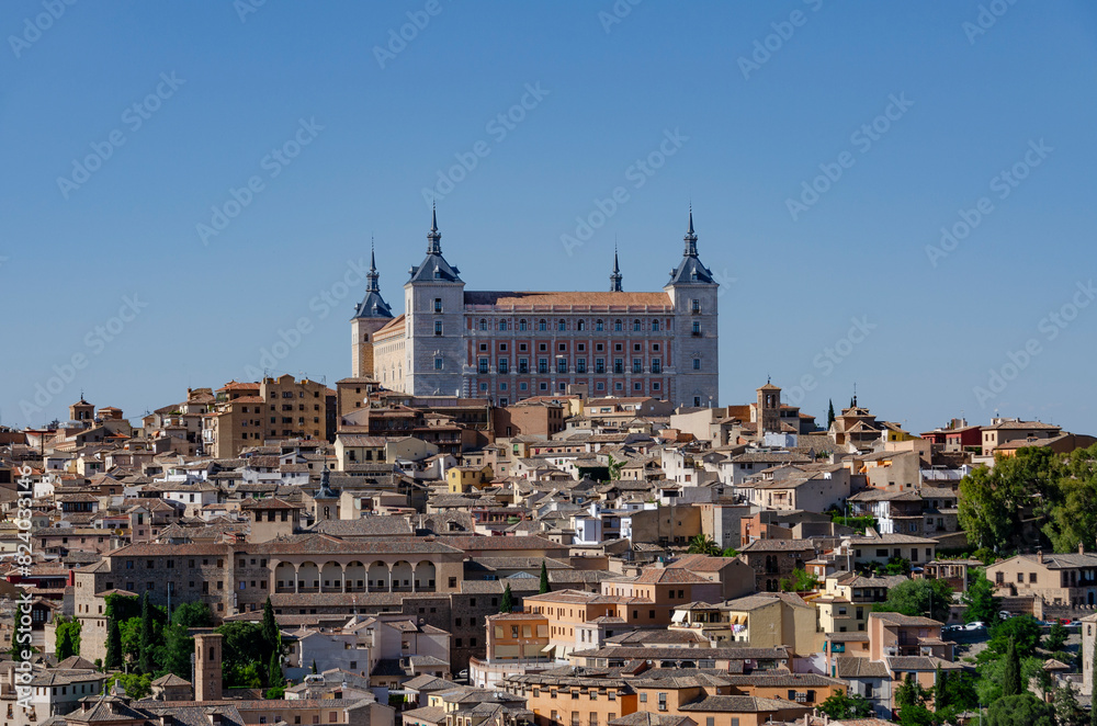 View of the medieval city Toledo in Spain View of the medieval city Toledo in Spain