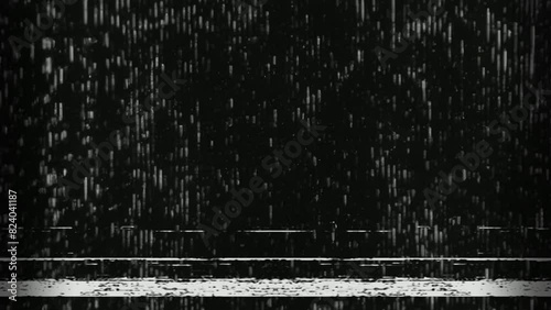 Television noise on TV screen