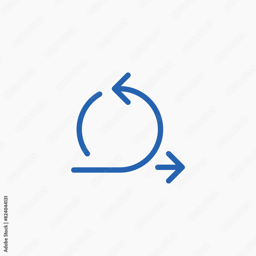 Fototapeta premium agile scrum iteration sprint icon