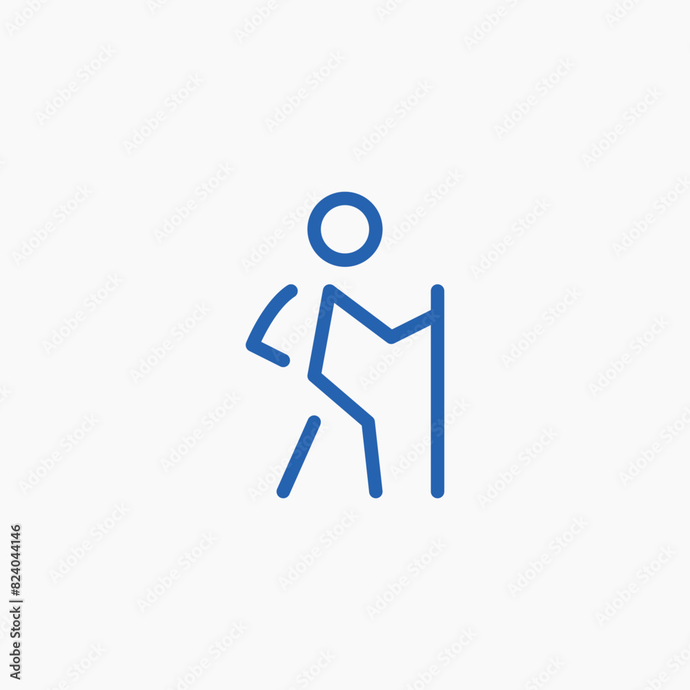 hike tourist sport travel icon hike tourist sport travel icon