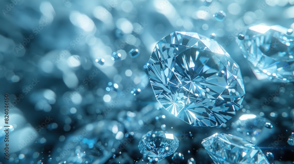 Realistic business connections of clear diamonds in a minimalistic Cinema 4D visualization Realistic business connections of clear diamonds in a minimalistic Cinema 4D visualization