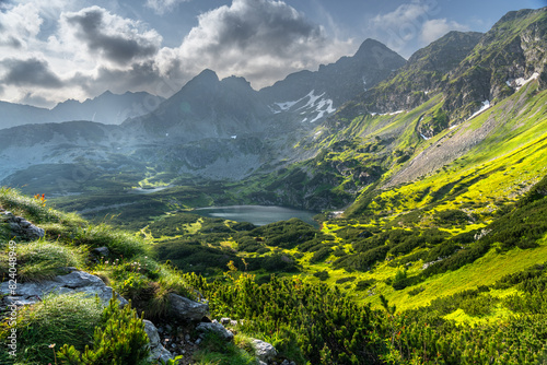 Mountainous landscape with greenery