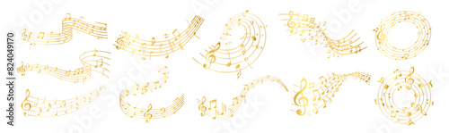 muse; music; note; melody; musical; guitar; wave; trumpet; tape; vector; classical; leisure; sound; art; abstract; artistic; background; creative; design; illustration; staff; treble; symbol; sheet