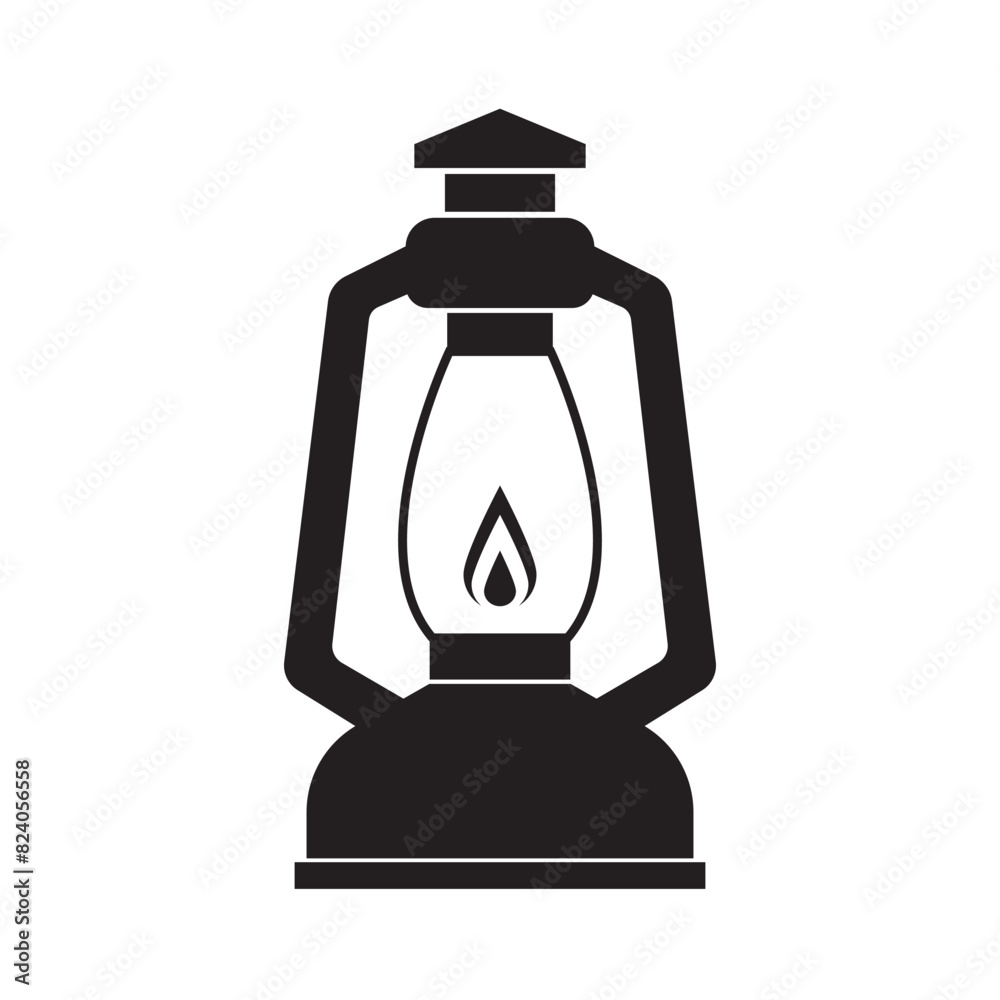 oil lamp icon vector illustration design template oil lamp icon vector illustration design template