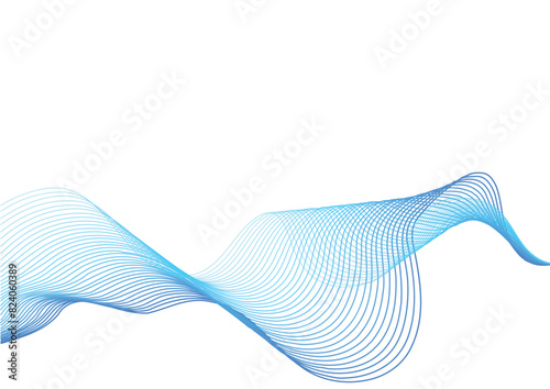 Fotografie wave banner minim