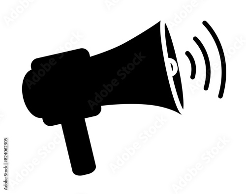 Megaphone - loud speaker a vector illustration