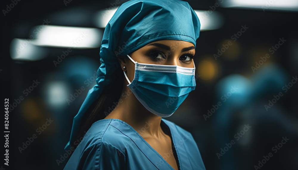 a female surgeon in the hospital a female surgeon in the hospital