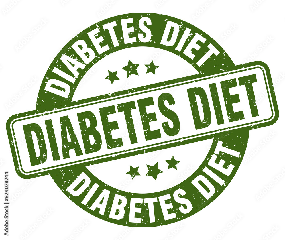 diabetes diet stamp. diabetes diet label. round grunge sign diabetes diet stamp. diabetes diet label. round grunge sign