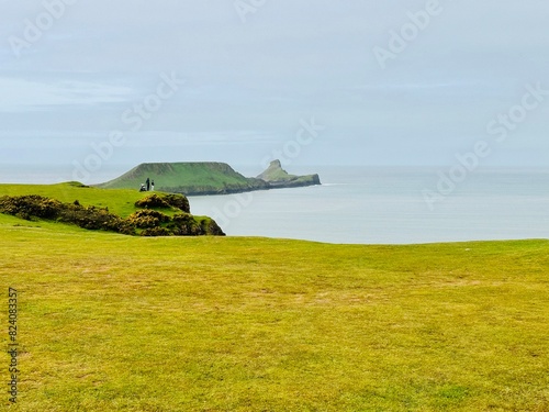 Rossili bay beach, wales photo