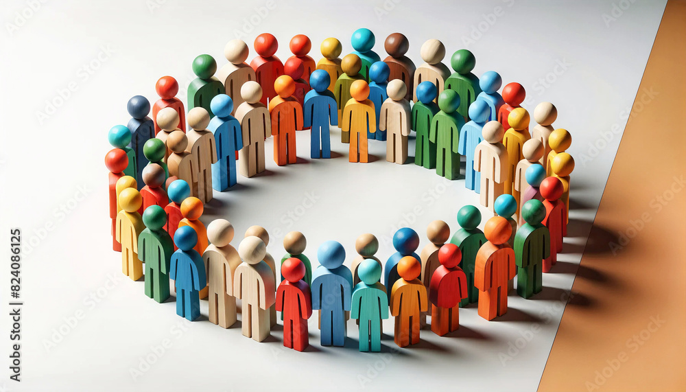 Diverse unity, representing diversity and inclusion concept illustration, pride day and the LGBT community, rainbow flag,love, gay, freedom, homosexual.