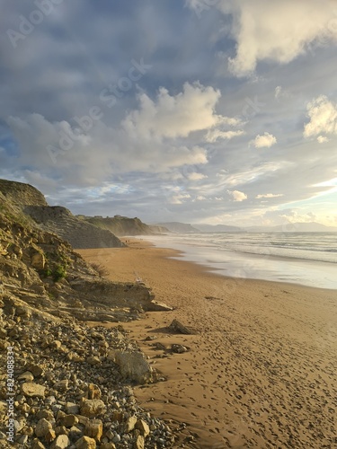 beach at sunset