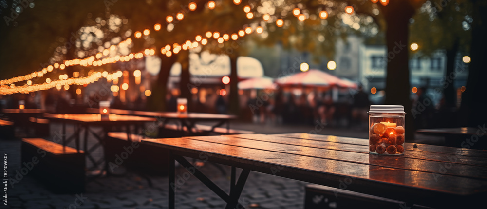 Romantic Outdoor Evening Lights