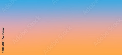 Orange Blue Gradient Background Vector Illustration