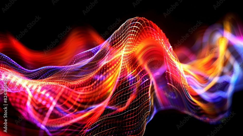 background abstract digital DNA full color background abstract digital DNA full color