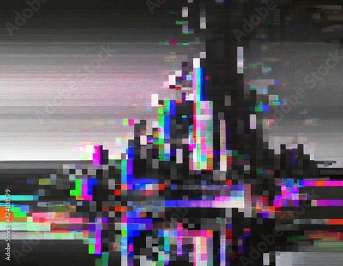 square pixel pixels noise glitch fx effect