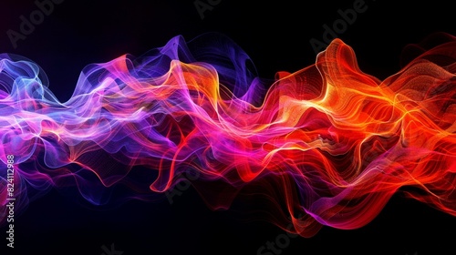 background equalizer fire of music © dropideas