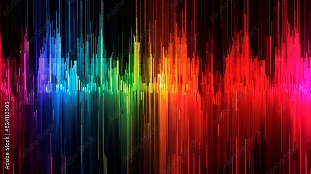 illustration abstract equalizer of music 