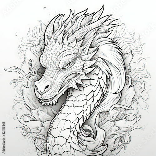  Dragon Coloring Pages for Kids and Adults   Printable Dragon Coloring Sheets