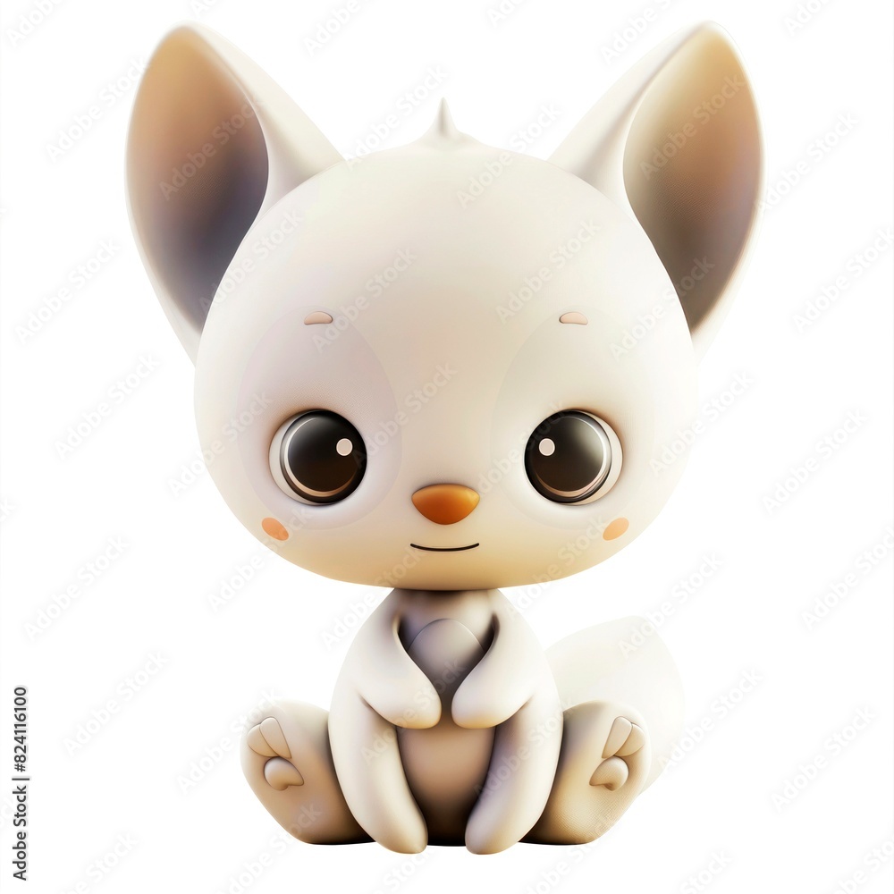 Naklejka premium character 3D animals
