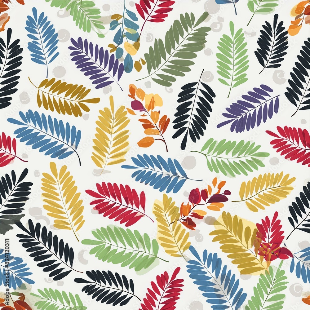 seamless pattern with leaves seamless pattern with leaves