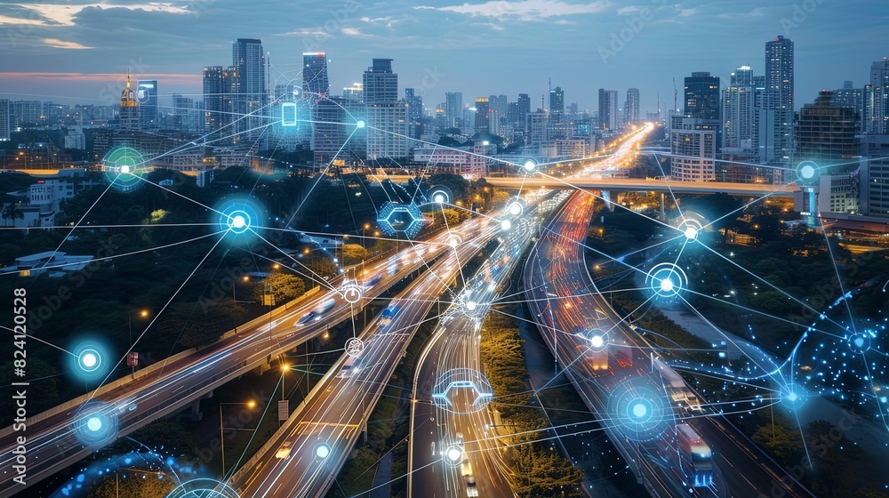 IoT-themed visuals often convey a sense of interconnectedness and automation, highlighting the potential of IoT technology to optimize processes