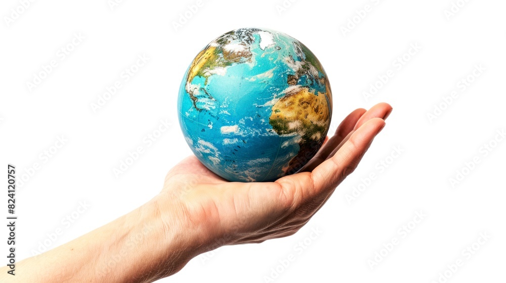 holding globe white background holding globe white background