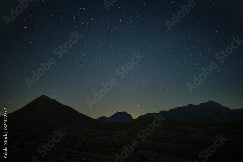 Cielo stellato su Campo Imperatore - Abruzzo photo