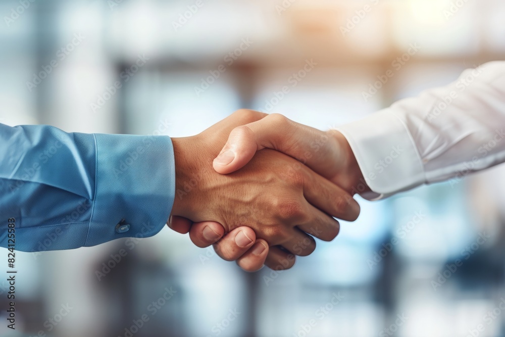 Businessman handshake for teamwork of business merger and acquisition, successful negotiation, hand shake, two partners, parties shake hands to celebrate agreement and deal closure Businessman handshake for teamwork of business merger and acquisition, successful negotiation, hand shake, two partners, parties shake hands to celebrate agreement and deal closure