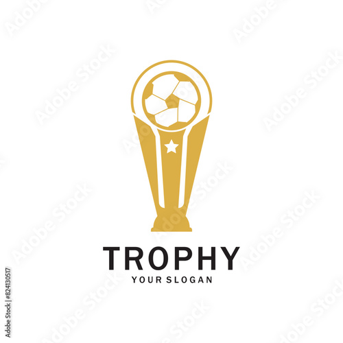 Vector Illustration Trophy Logo Template