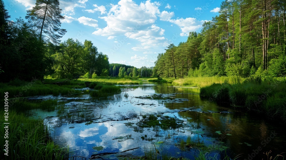 landscape of spring winter summer and autumn landscape of spring winter summer and autumn