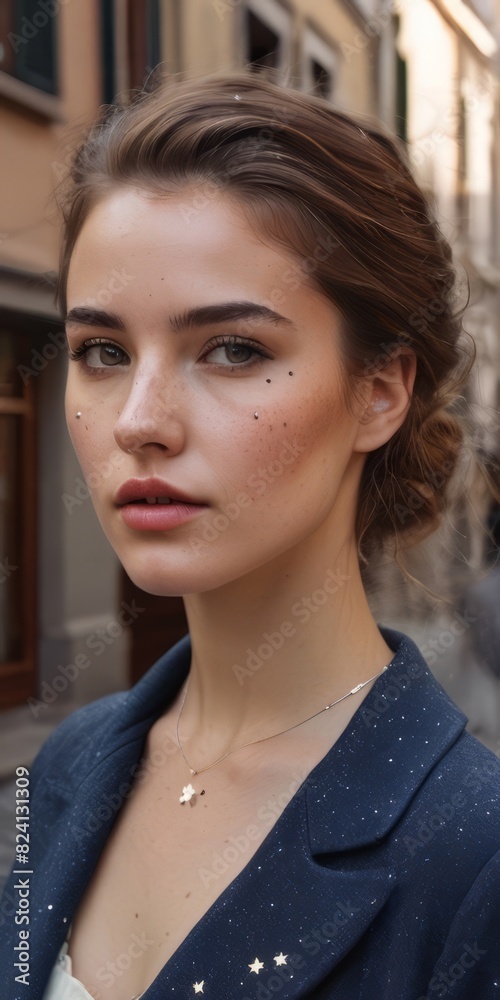 Naklejka premium portrait of a woman