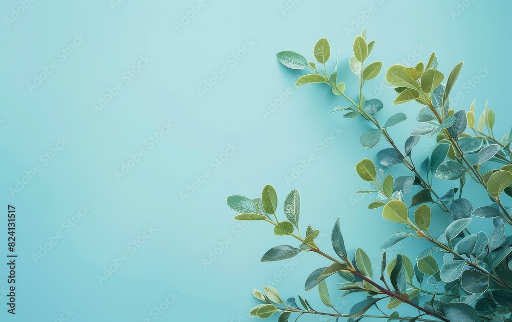 Serene Baby Blue Background for Relaxation and Tranquility
