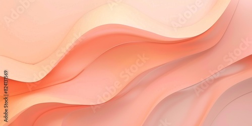 Serene Peach Pastel Background for Tranquility and Warmth
