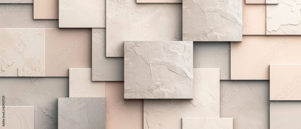 Tranquil Minimalist Background of Muted Gray and Beige Blocks for Subtle Elegance Tranquil Minimalist Background of Muted Gray and Beige Blocks for Subtle Elegance