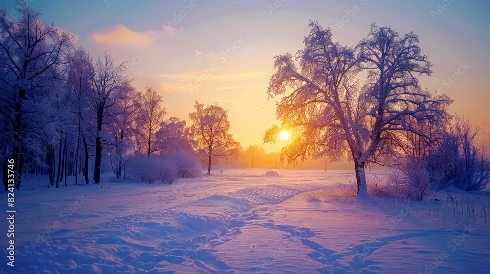 landscape of spring winter summer and autumn landscape of spring winter summer and autumn