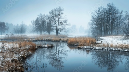 landscape of spring  winter  summer and autumn © dropideas