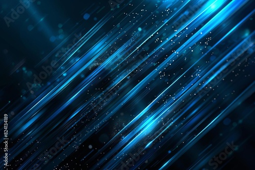 futuristic blue digital lines on dark background abstract technology wallpaper