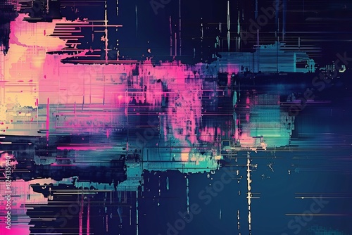 Abstract glitch texture © master old